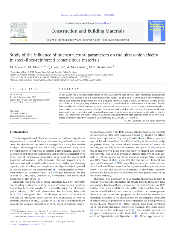 (PDF) Study of the influence of microstructural parameters on the ...