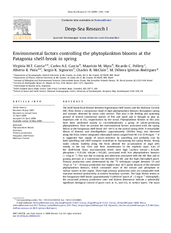 (PDF) Environmental factors controlling the phytoplankton blooms at the ...