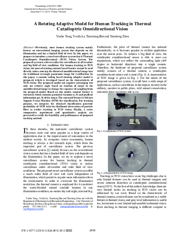 (PDF) A rotating adaptive model for human tracking in Thermal ...