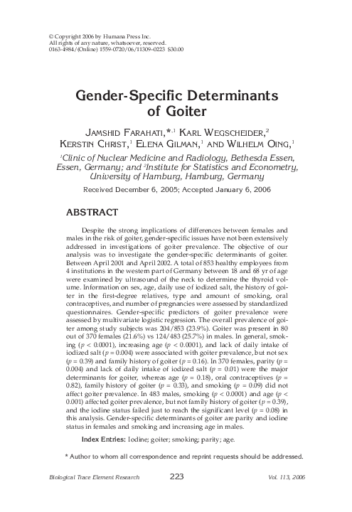 Causes of goiter image