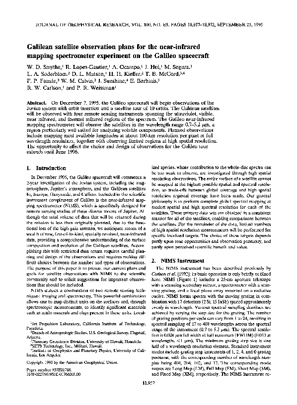 Galileo probe drop into jupiter picture