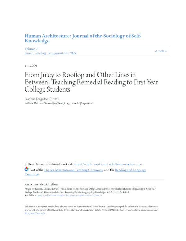 Remedial reading sheets picture