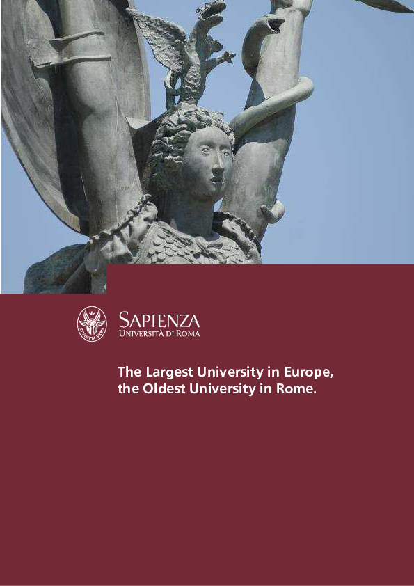 (PDF) The largest University in Europe, the Oldest University in Rome