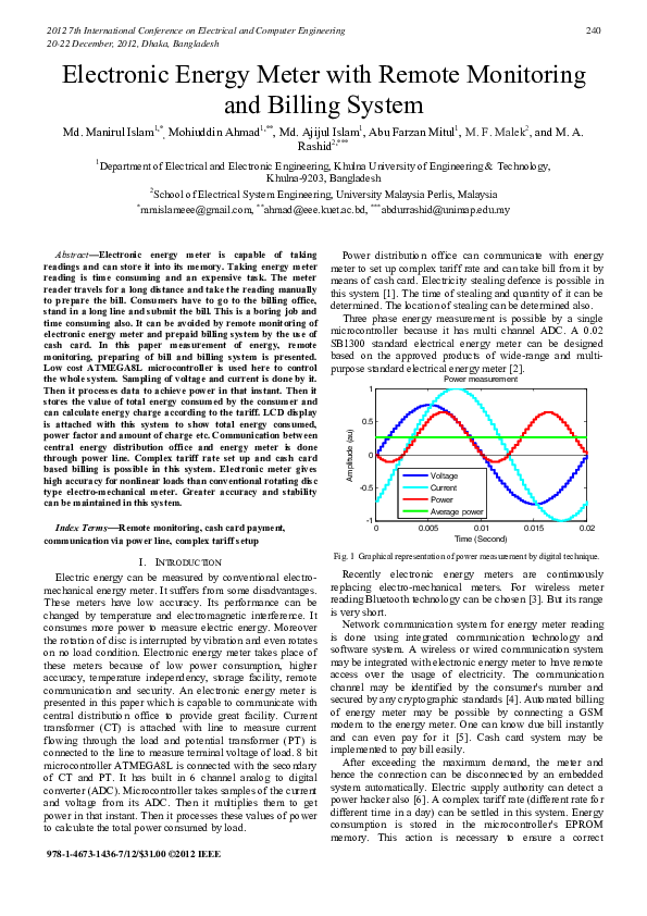 Energy meter essay image