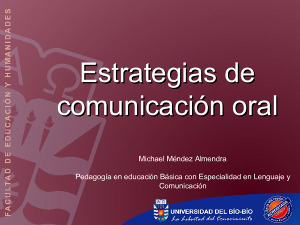 (PPT) Estrategias de comunicacion oral