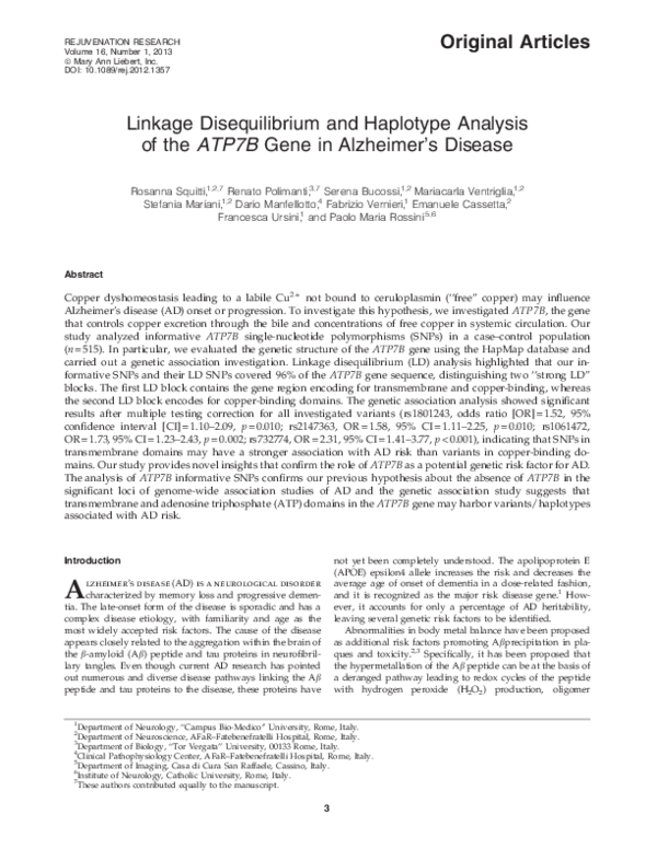 (PDF) Linkage disequilibrium and haplotype analysis among Polish ...