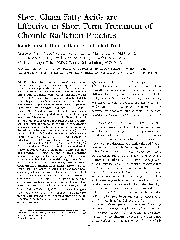 (PDF) Short chain fatty acids are effective in short-term treatment of ...