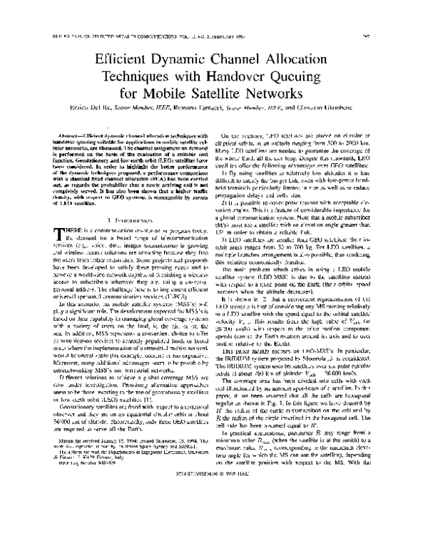 (PDF) Efficient Dynamic Channel Allocation Techniques with Handover ...