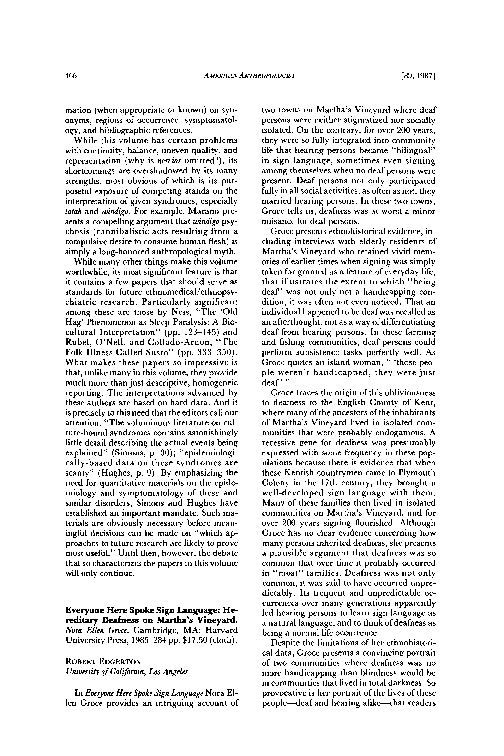 (PDF) Everyone Here Spoke Sign Language Hereditary Deafness on Martha