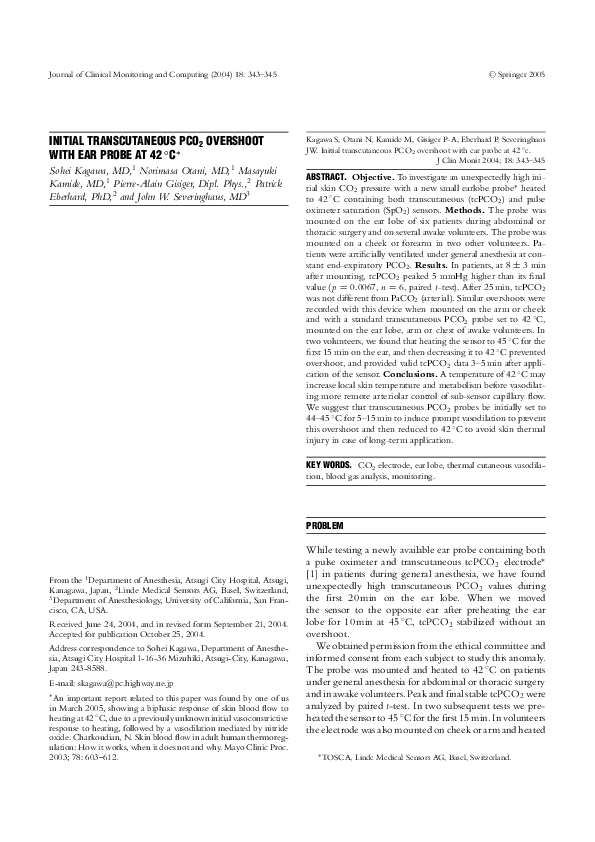 Transcutaneous co2 monitor picture