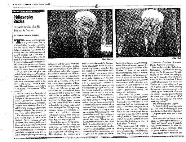 (PDF) Philosophy Rocks! Brennan Lecture: Habermas and Rorty