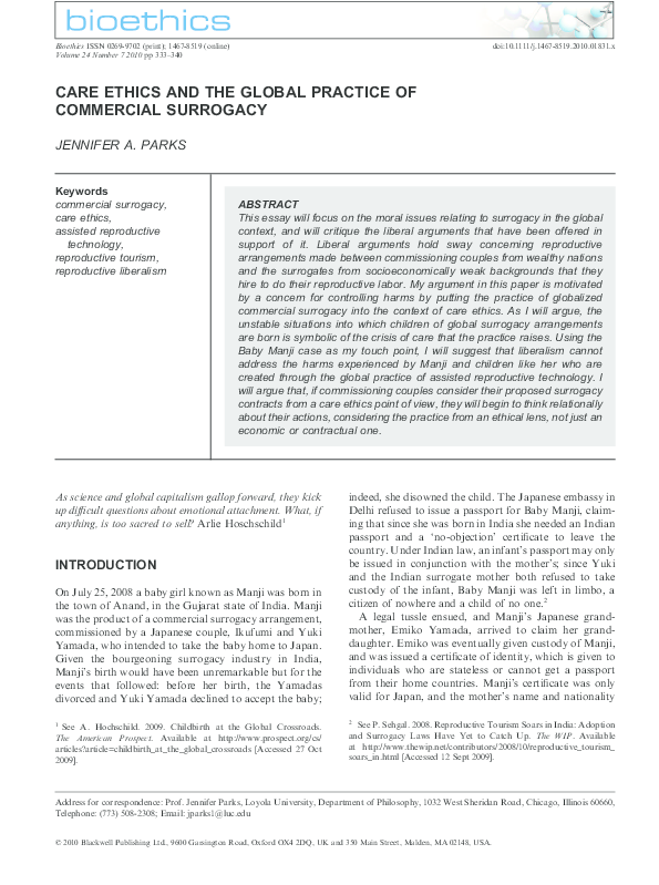 Surrogacy opinion picture