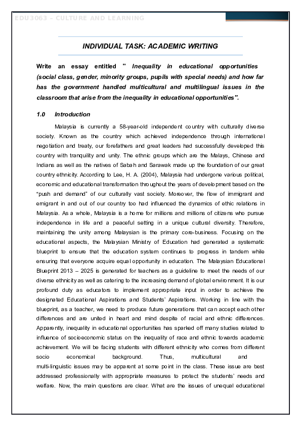 Doc Individual Task Academic Writing Mayee Chan Academia Edu Doc Individual Task Academic Writing Mayee Chan Academia Edu