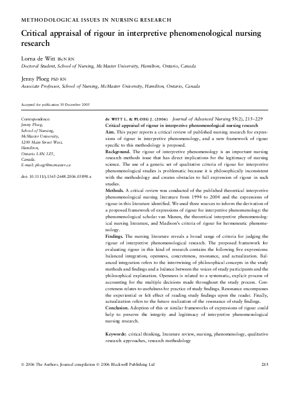 Critical appraisal example pdf image