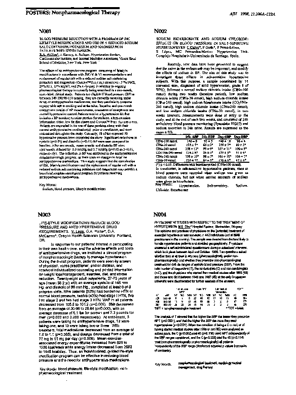 (PDF) N003 Life-style modifications reduce blood pressure and ...