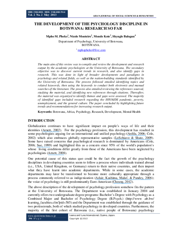 Botswana economic growth picture