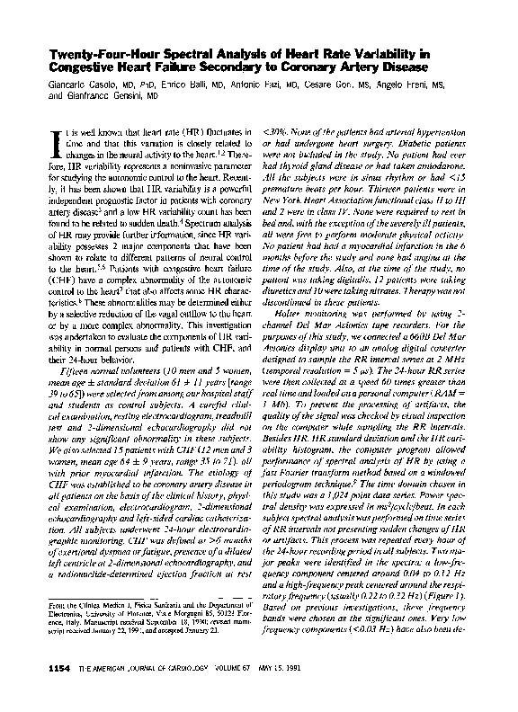 (PDF) Twenty-four-hour spectral analysis of heart rate variability in ...