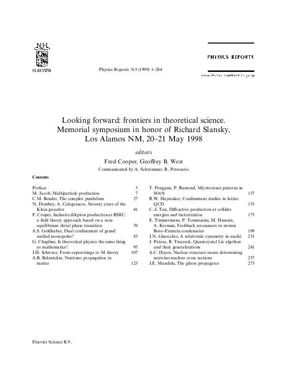 「S.H.フィギュアーツ ソー -《FINAL BATTLE》 EDITION- PDF) Seventy years of the Klein paradox