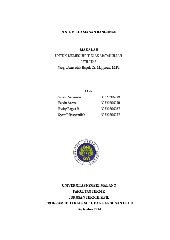 Contoh Makalah Hotel Bangunan Utilitas Makalah Lengkap Contoh Makalah Hotel Bangunan Utilitas Makalah Lengkap