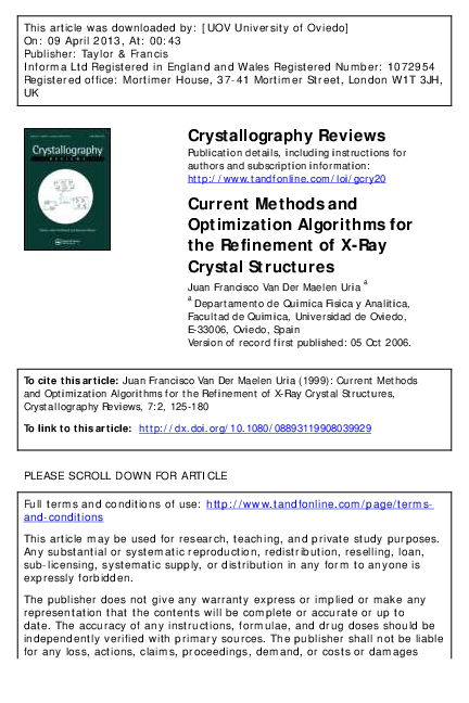 An Introduction To X-ray Crystallography Woolfson Pdf