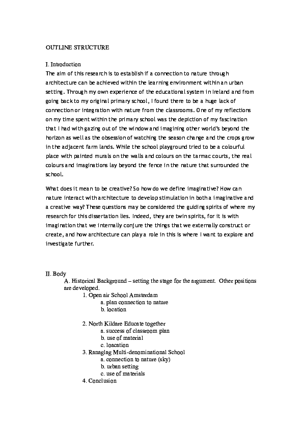 (PDF) OUTLINE STRUCTURE