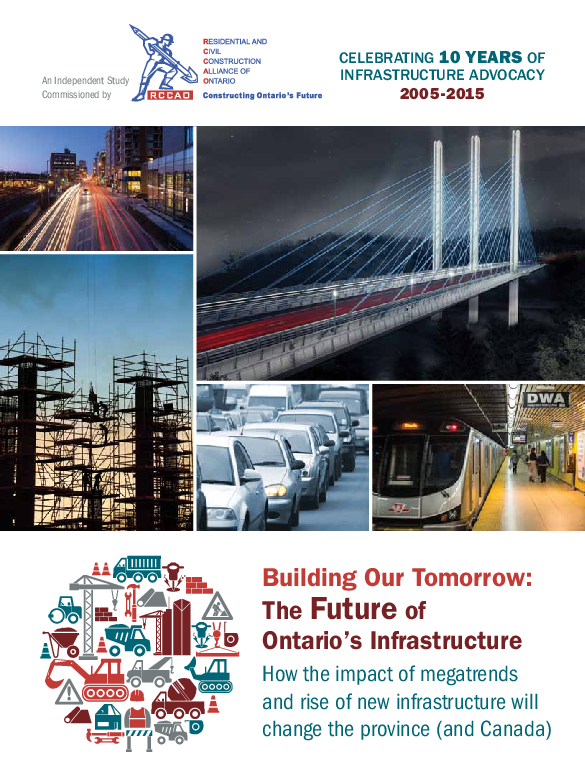 (PDF) Building Our Tomorrow: The Future of Ontario's Infrastructure