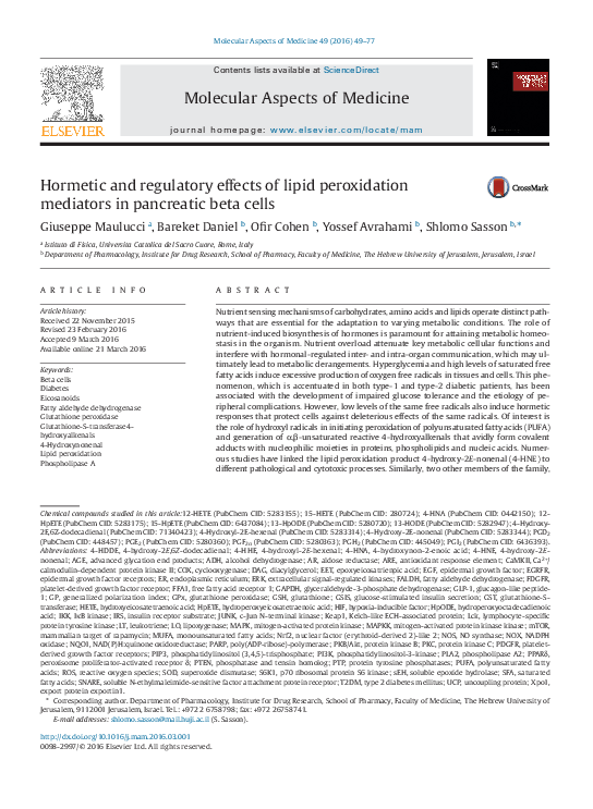Hormetic and regulatory effects of lipid peroxidation mediators in ...