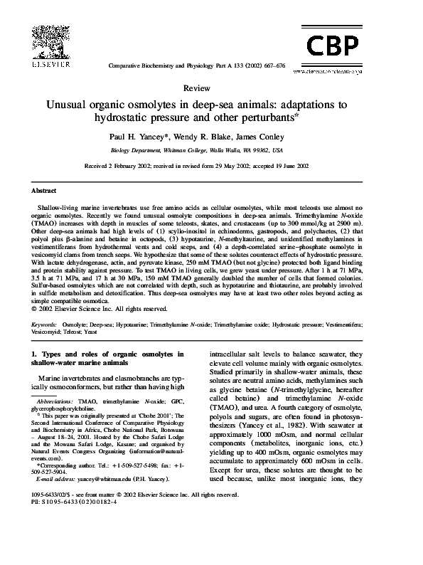 pdf-unusual-organic-osmolytes-in-deep-sea-animals-adaptations-to