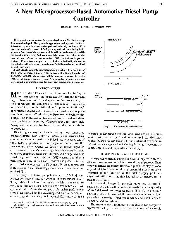 (PDF) A New Microprocessor-Based Automotive Diesel Pump Controller