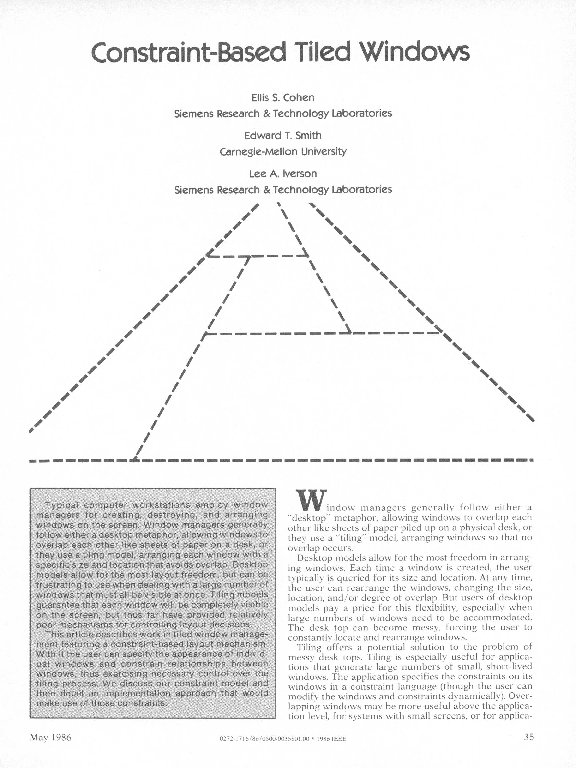 (PDF) Constraint-Based Tiled Windows