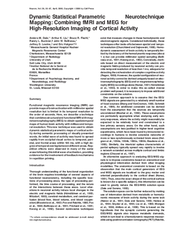  pdf dynamic statistical parametric mapping