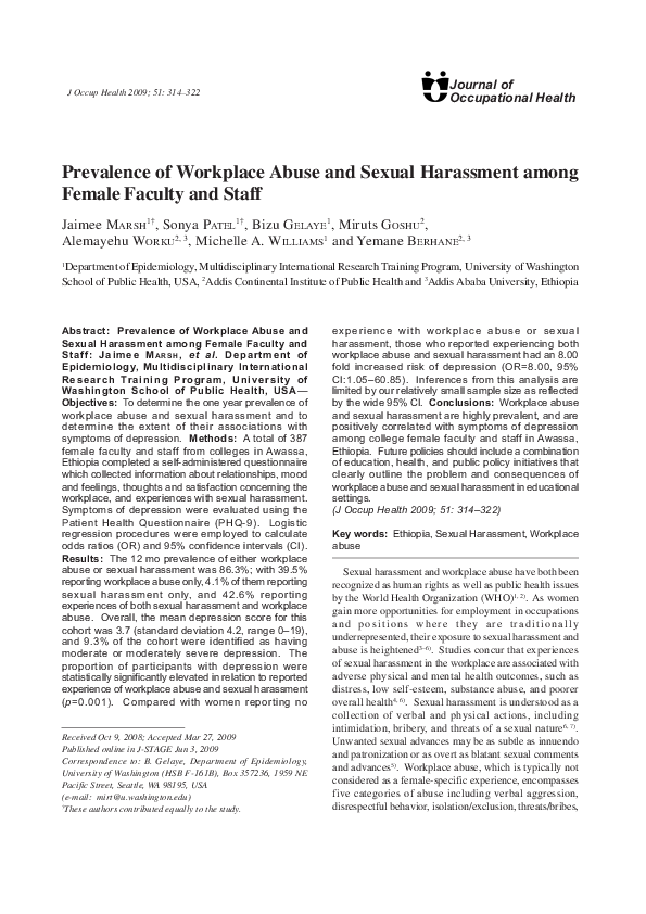 Michele a paludis sexual harassment in college essay 05 image