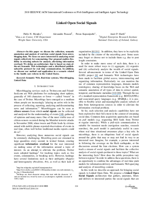 (PDF) Linked Open Social Signals