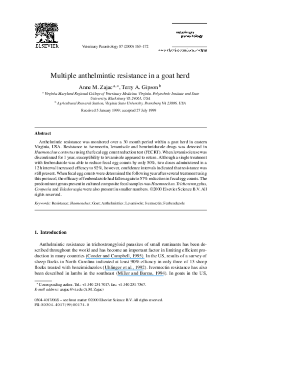 Thesis anthelmintic resistance 04 image