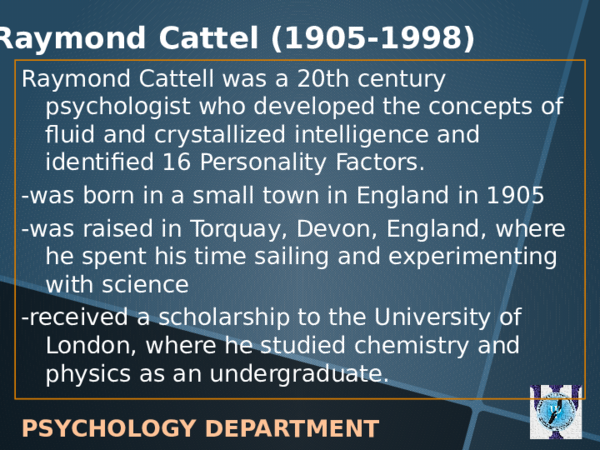 (PPT) Cattell
