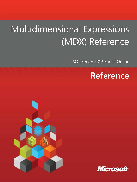 (PDF) Multidimensional Expressions - MDX - Reference.pdf