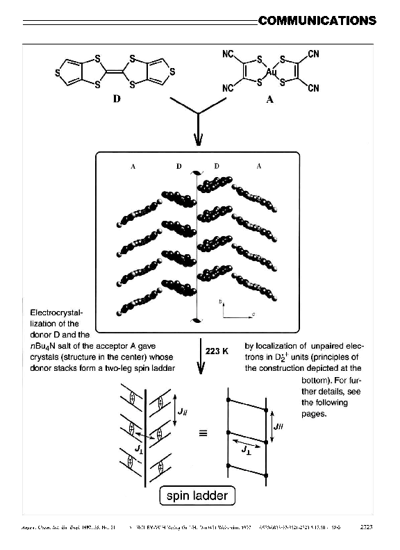 (PDF) An Organic Spin-Ladder Molecular Material