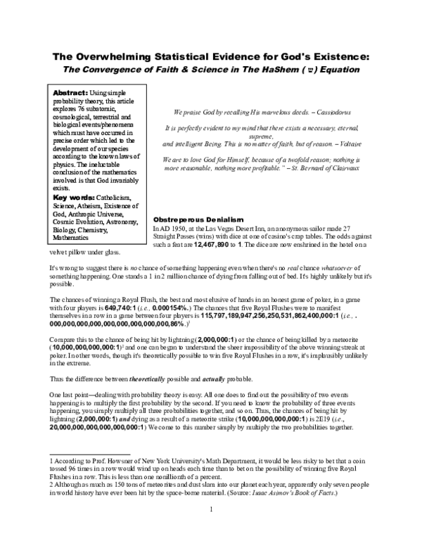 (DOC) A Convergence of Faith & Science - The Shem (ש) Equation (6-7 ...