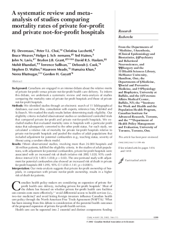 (PDF) A systematic review and meta- analysis of studies comparing ...