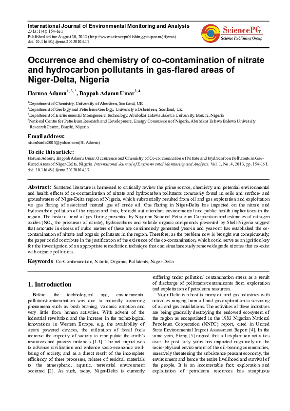 pdf-occurrence-and-chemistry-of-co-contamination-of-nitrate-and