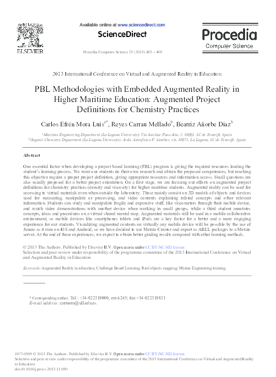(PDF) Problem-Based Learning Approach in Marine Engineering Education ...