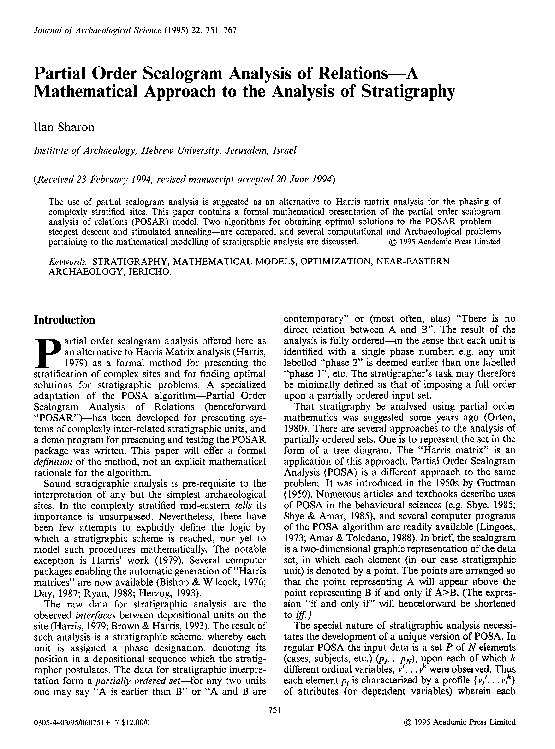 (PDF) Partial order scalogram analysis of relations—a mathematical ...