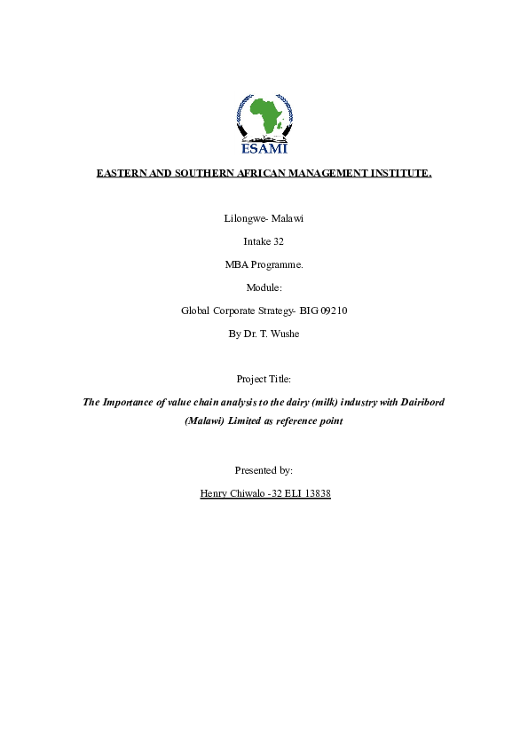  doc eastern and southern african management institute the importance