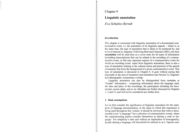 (PDF) Linguistic Annotation