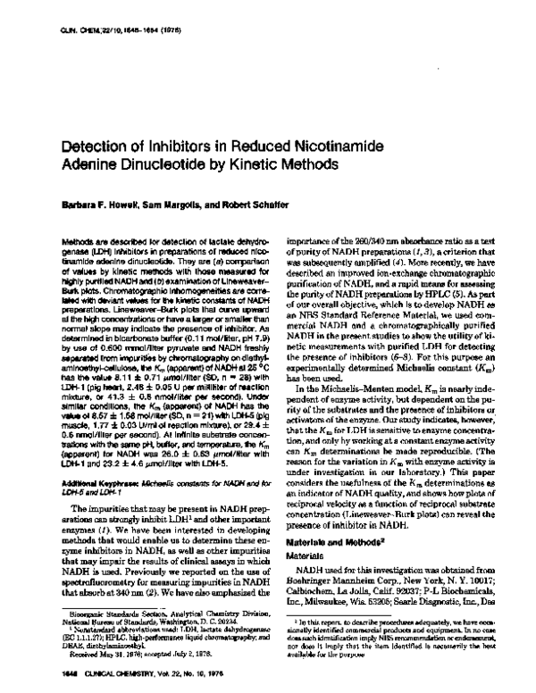 (PDF) AdenineDinucleotide by KineticMethods | Sam A Margolis - Academia.edu