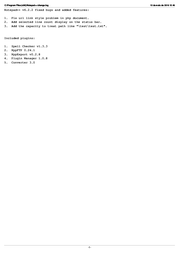 (PDF) C:\Program Files (x86)\Notepad++\change.log | Domingos Tango ...