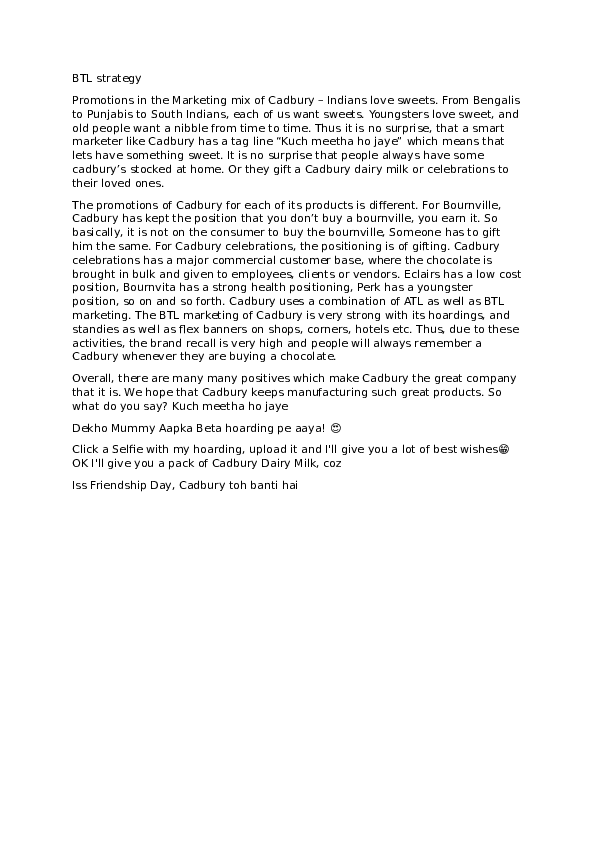 Cadbury report essay image