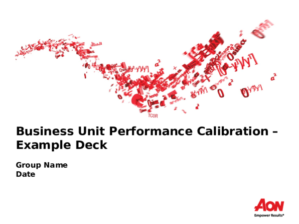 (PPT) BU Example Calibration Session Deck