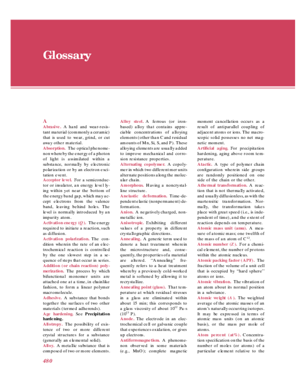 PDF) Glossary A | João Santos - Academia.edu