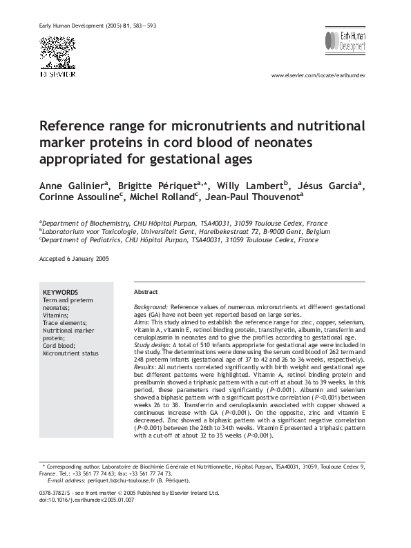 Curated visual reference: Fresh Look at Pdf Reference Range For Micronutrients And Nutritional Marker